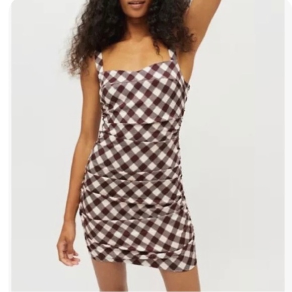 Urban Outfitters Dresses & Skirts - URBAN OUTFITTER Clairs Ruched Mini Dress